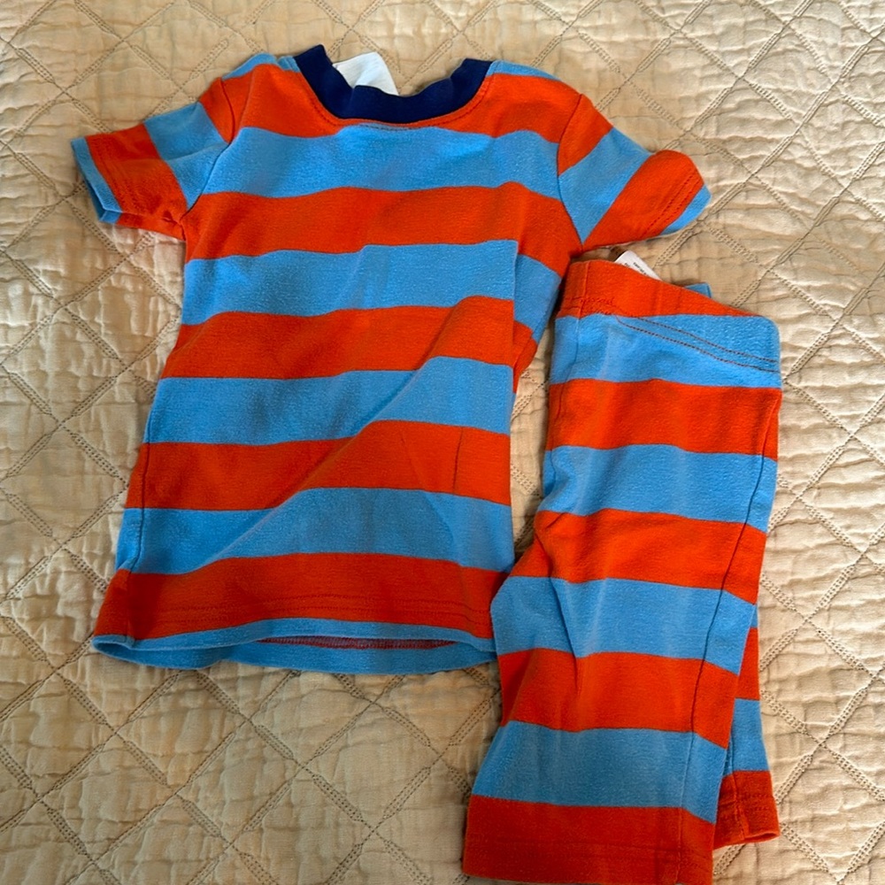 Mini Boden 3T Stripped Pajamas